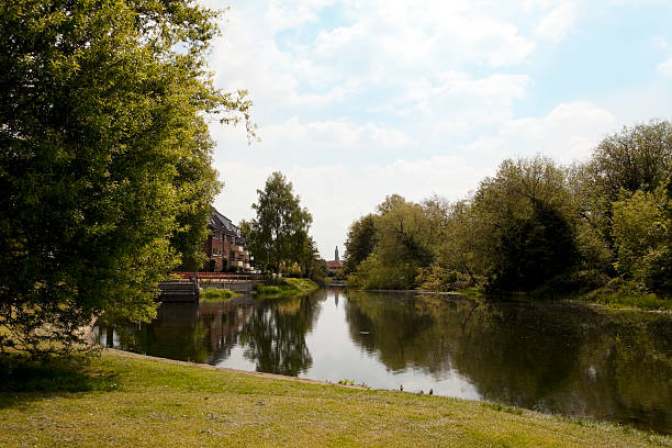 istock City Hall from Wensum Park, Norwich 182806226