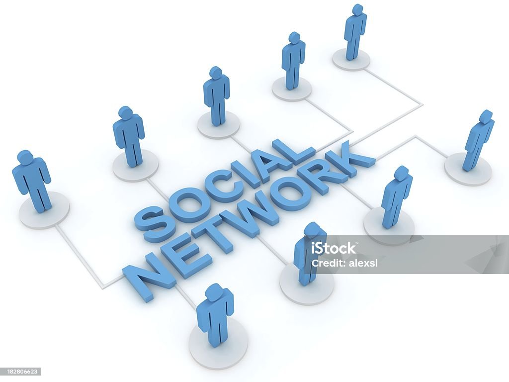 Rede Social - Foto de stock de Comunicação royalty-free