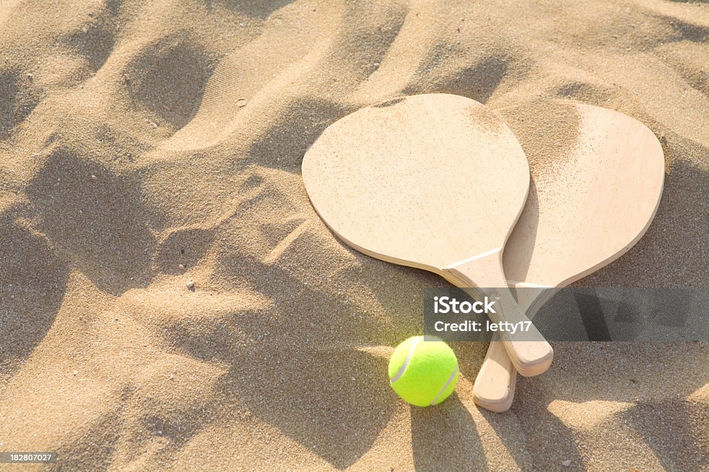 beach Schläger und ball - Lizenzfrei Strand Stock-Foto