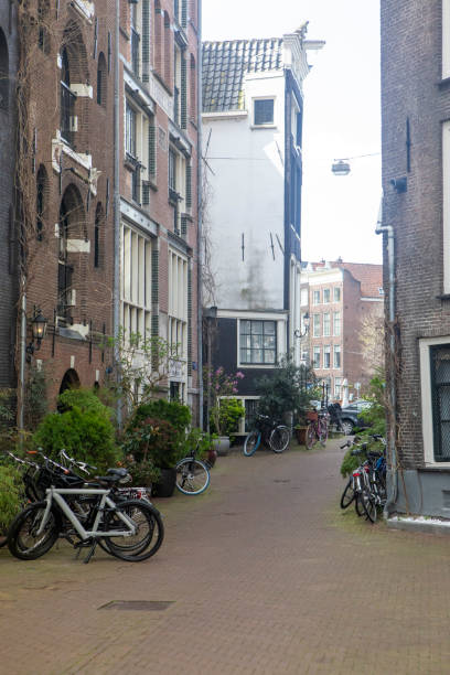 istock Alley between old city buildings 1828077849