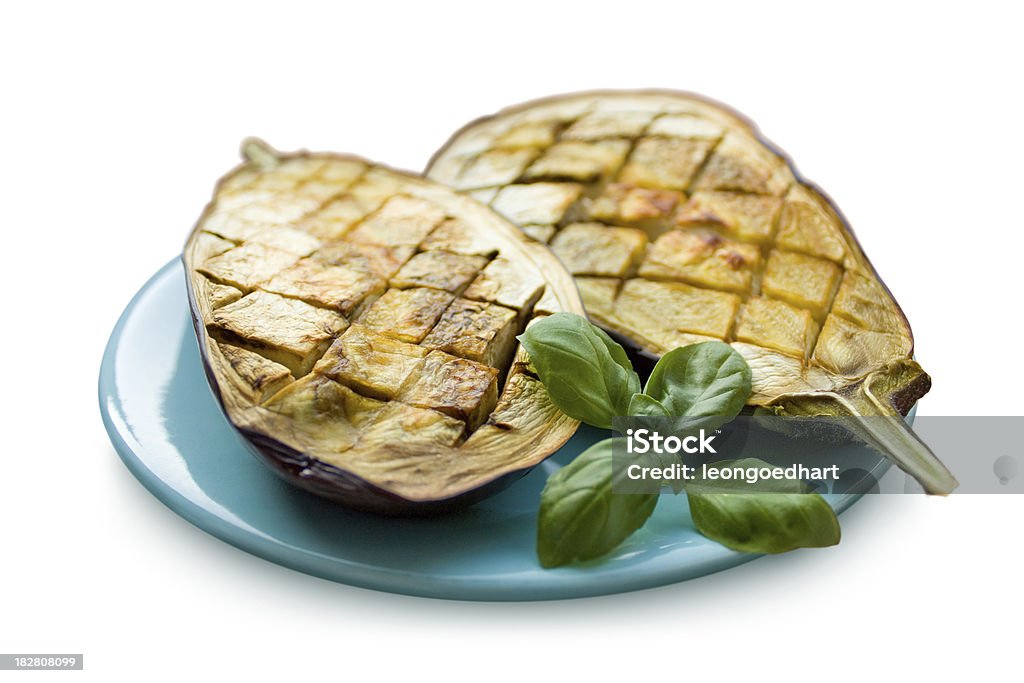 Deliciosos grelhado beringelas/Beringela com Roquefort - Royalty-free Beringela Foto de stock