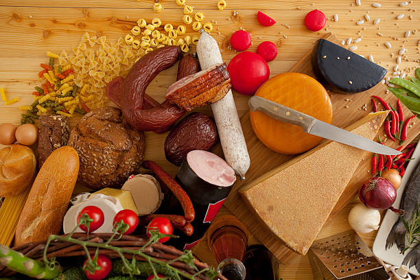 istock view from above on foods 182808212