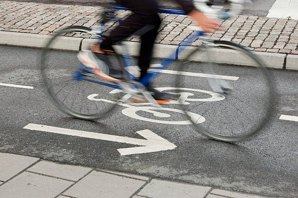 istock Motion blurred roadbike 182808423