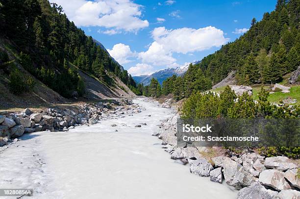 River In Rosegtal Tengadine Switzerland Stock Photo - Download Image Now - Europe, Mud, River