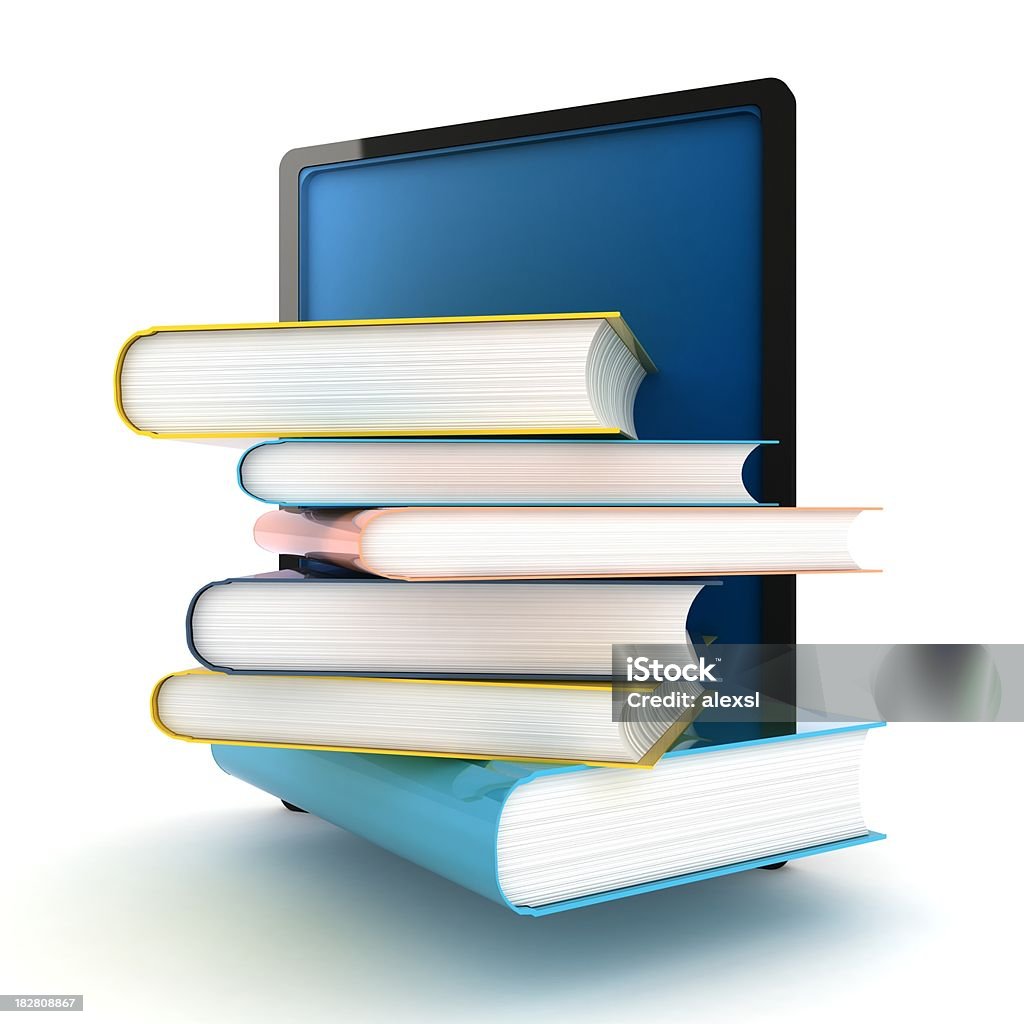 Lector de libros electrónicos - Foto de stock de Educación on-line libre de derechos
