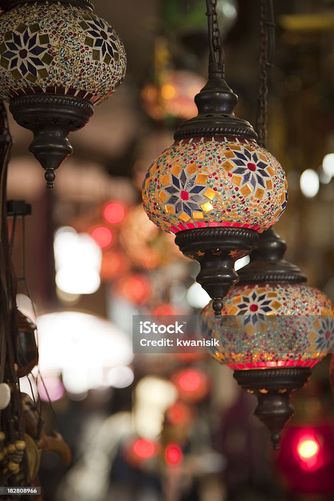 Lámparas turco en el grand bazaar - Foto de stock de Abstracto libre de derechos