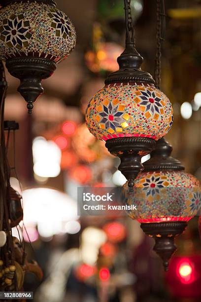 Lampade Turco In Grand Bazaar - Fotografie stock e altre immagini di Affari - Affari, Arabesco - Stili, Asia