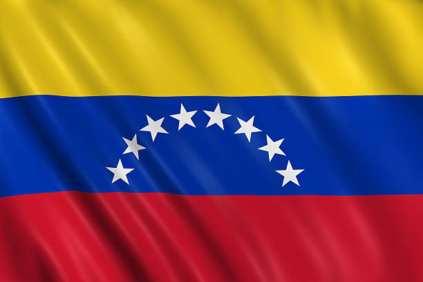 bandeira da venezuela - venezuelan flag imagens e fotografias de stock