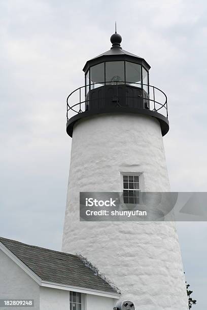 Maine Farol De Pemaquid - Fotografias de stock e mais imagens de Ajardinado - Ajardinado, Ao Ar Livre, Arquitetura