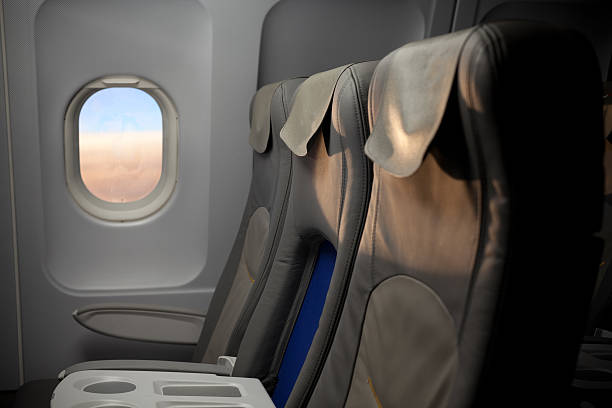 istock Aircraft seats and windows 182809393
