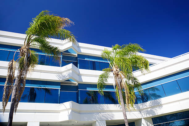 istock Blue Sky and Glass Medical Building 182809799