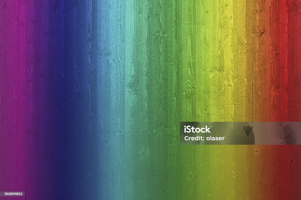 Rainbow colored tablón de pared - Foto de stock de Abstracto libre de derechos