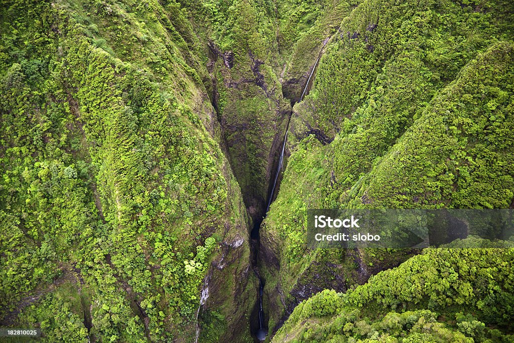 Der Sacred Falls in Oahu, Hawaii - Lizenzfrei Insel Oahu Stock-Foto