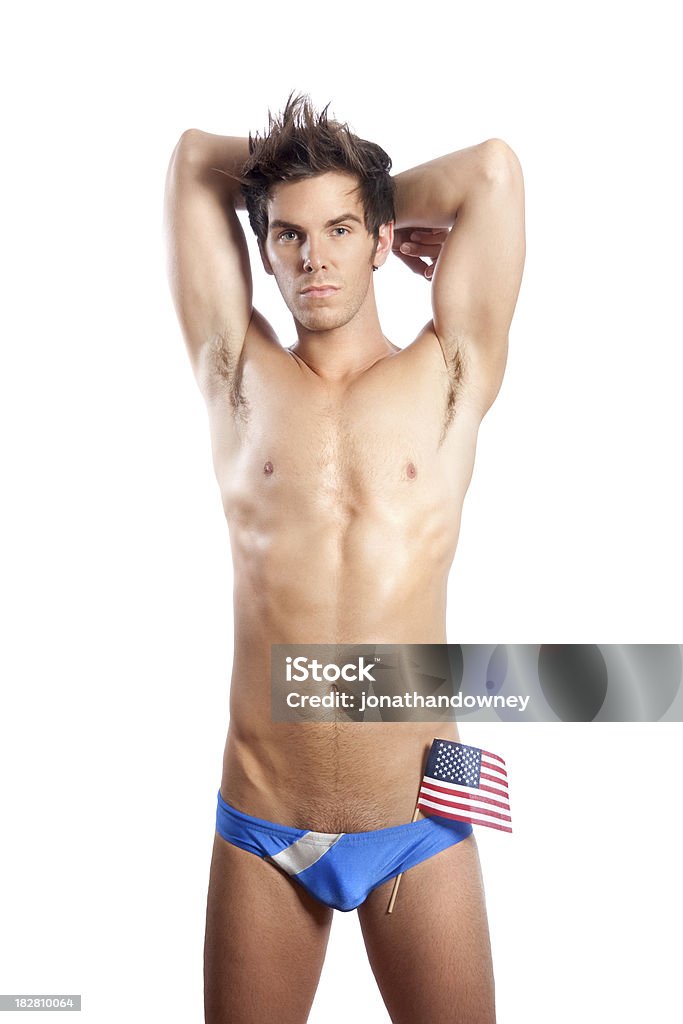 American Boy - Foto stock royalty-free di Fotografia da studio