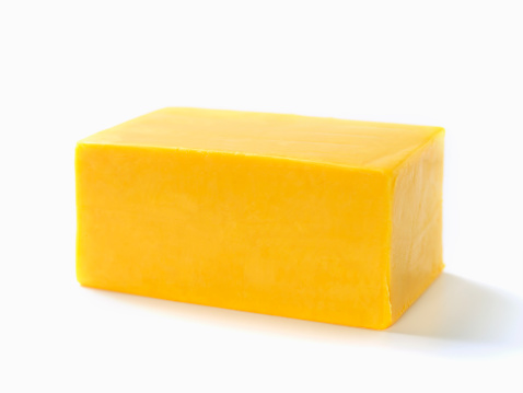 Block of Cheddar Cheese -Photographed on Hasselblad H1-22mb Camera