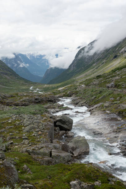 istock Water flowing through Jostedalsbreen National Park 1828106060