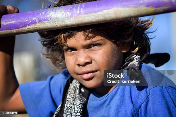 Aborigenoa Figlioa - Fotografie stock e altre immagini di Cultura aborigena australiana - Cultura aborigena australiana, Bambino, Etnia aborigena australiana