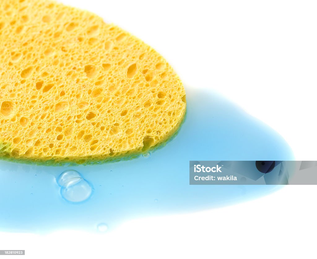 Amarelo-de-ló com Azul líquido - Foto de stock de Banheira royalty-free