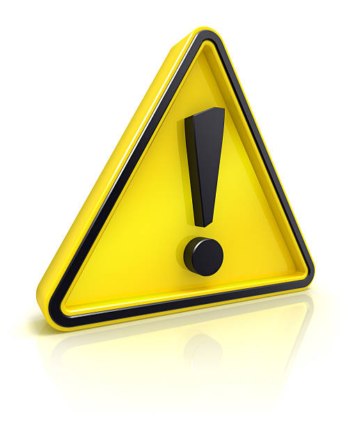 Warning sign Warning symbol. Digitally generated 3d image. road warning sign photos stock pictures, royalty-free photos & images