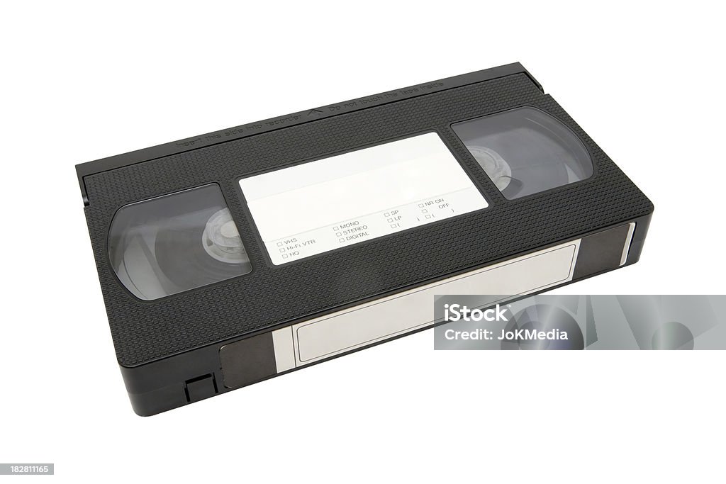 Старый видео кассетной ленты (Обтравка включены - Стоковые фото Видеокассета роялти-фри