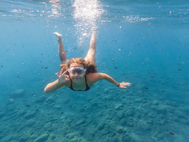 istock Little Girl in The Sea 1828117040