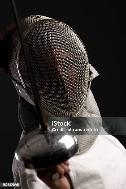 Fencer Stock Photo - Download Image Now - Adult, Adults Only, Color Image