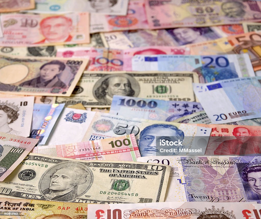 Mundo billetes de - Foto de stock de Billete de banco libre de derechos