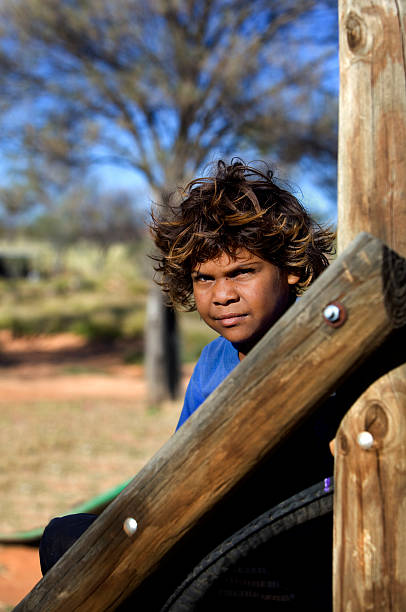 Aboriginal Child stock photo