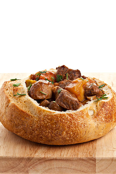 istock Beef And Dark Beer Stew In A Bread Bowl 182812392