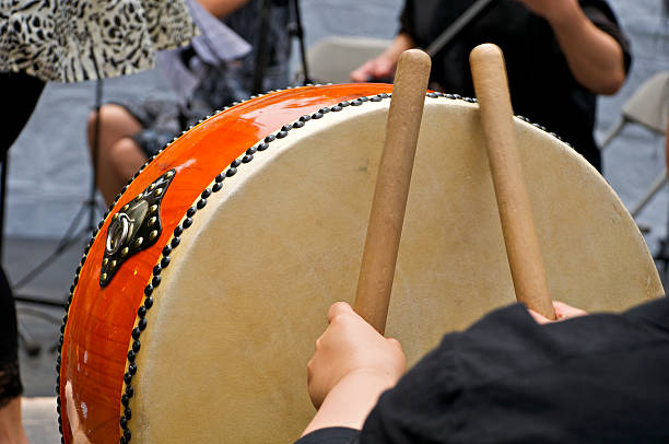 istock Japanese traditional Taiko Drum and drummer 182812486