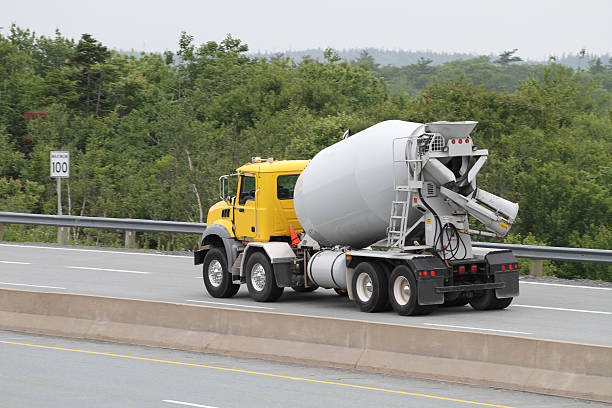 istock Construction Industry, Cement Truck Delivering A Load Of Concrete 182812837