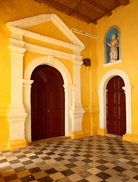 Somehow the evening sky stood in as the perfect backdrop to this majestic work of Portuguese architecture. St John the Baptist Church is one of several holdovers from the Portuguese colonial rule of Goa.