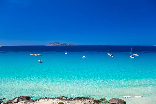 Egadi Islands, Sicily, Italy. Perfect blue sea.See also: favignana photos stock pictures, royalty-free photos & images