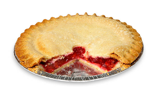 tarte de cereja - pie pastry crust cherry pie cherry imagens e fotografias de stock