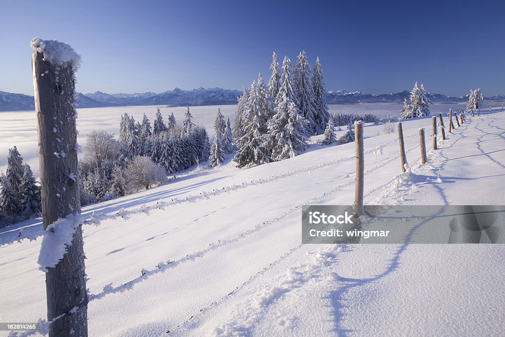 Noël matin sur le mont auerberg - Photo de Allemagne libre de droits