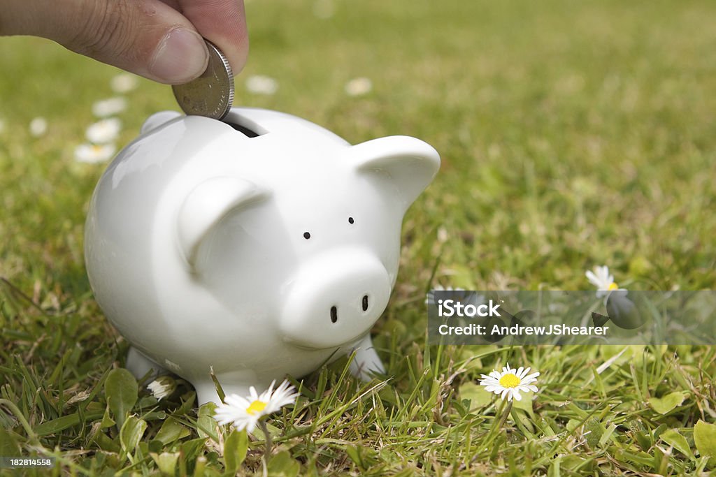 Sparschwein - Lizenzfrei Bankgeschäft Stock-Foto