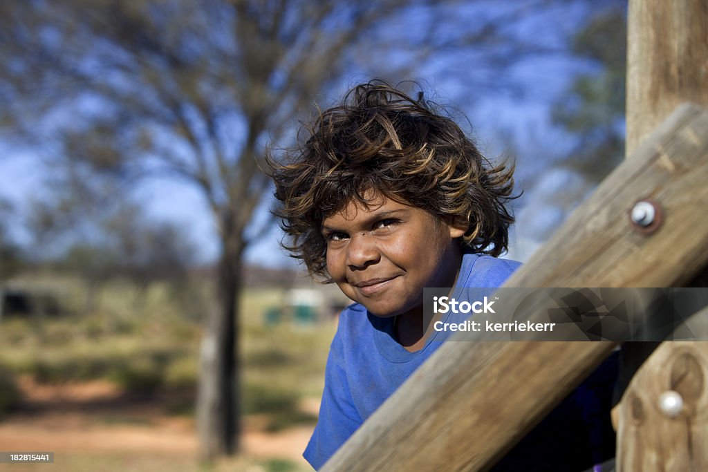 Aboriginal niño - Foto de stock de Cultura aborigen australiana libre de derechos
