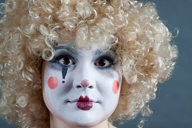 istock Female Clown Looking at You 182815466
