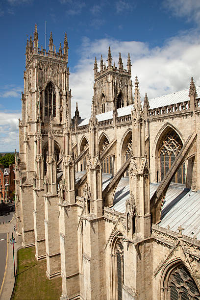 catedral york minster - york england england minster middle ages imagens e fotografias de stock