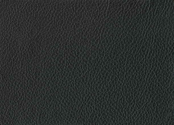 Black leather. stock photo