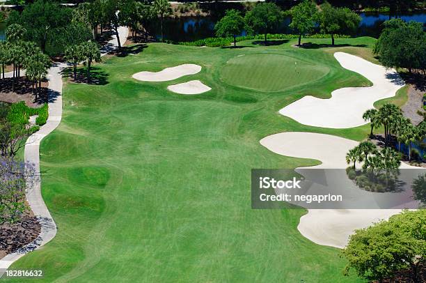 Golf Green Stock Photo - Download Image Now - Aerial View, Golf Course, Florida - US State