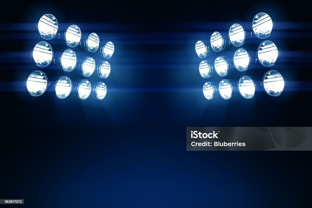 Luzes do estádio espaço para texto - Foto de stock de Em Foco royalty-free