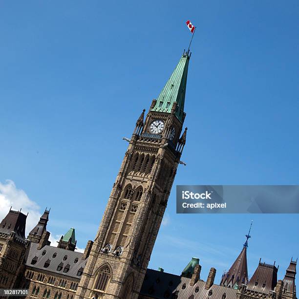 Peace Tower Stock Photo - Download Image Now - Architecture, Blue, Canada