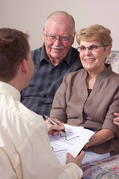 istock Financial Advisor with Seniors Planning 182817208