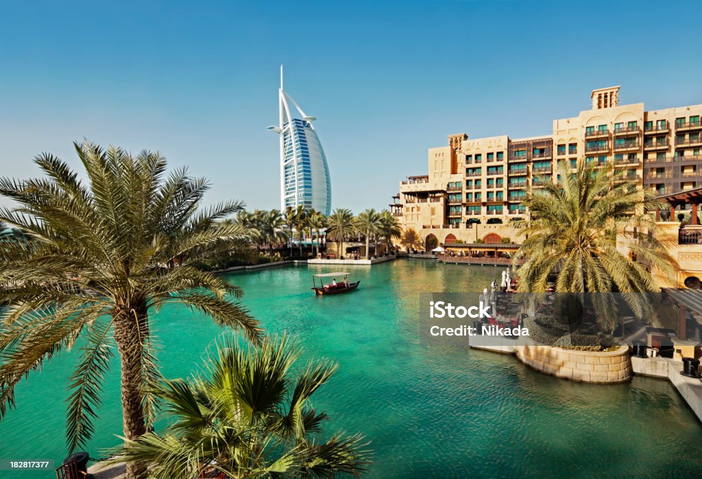 Dubai, Emirados Árabes Unidos - Royalty-free Burj Al Arab Hotel Foto de stock