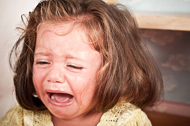 istock Little Girl Crying Desperately 182817452