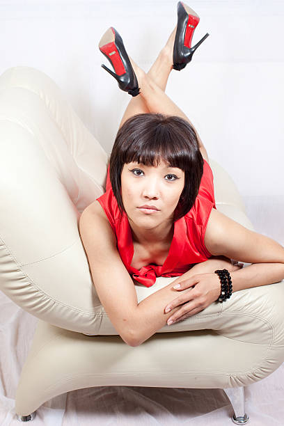 istock Sexy woman with high heeled 182817564