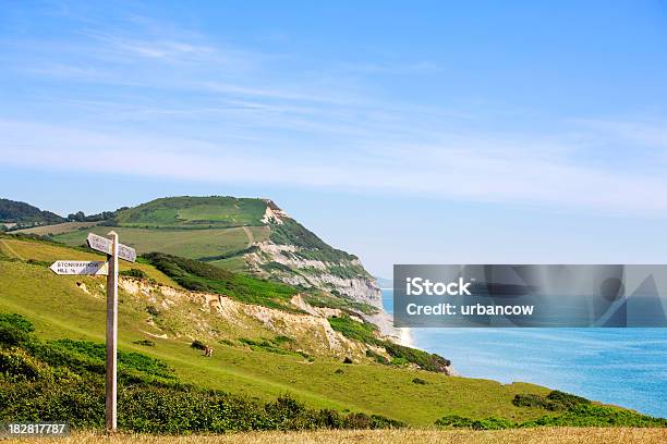 Photo libre de droit de Coastal Panneau banque d'images et plus d'images libres de droit de Golden Cap - Golden Cap, Dorset, Admirer le paysage