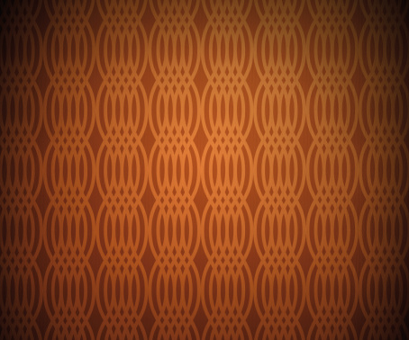 3d render modern wallpaper. golden wavy lines on black wood background decoration