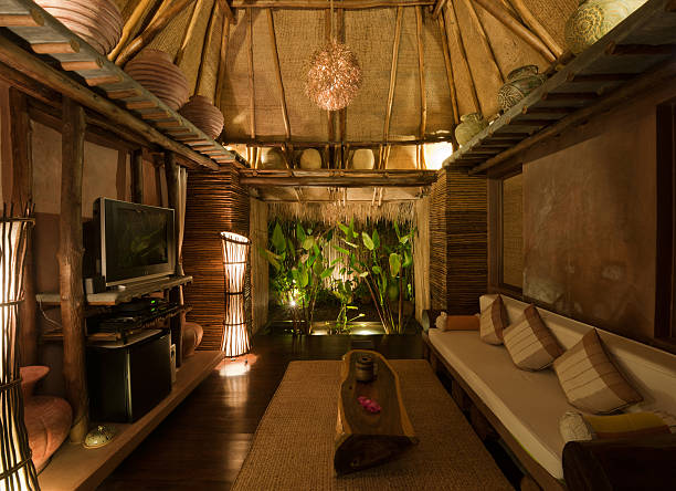 istock Luxury President Suite Bungalow in the Jungle (XXXL) 182818122